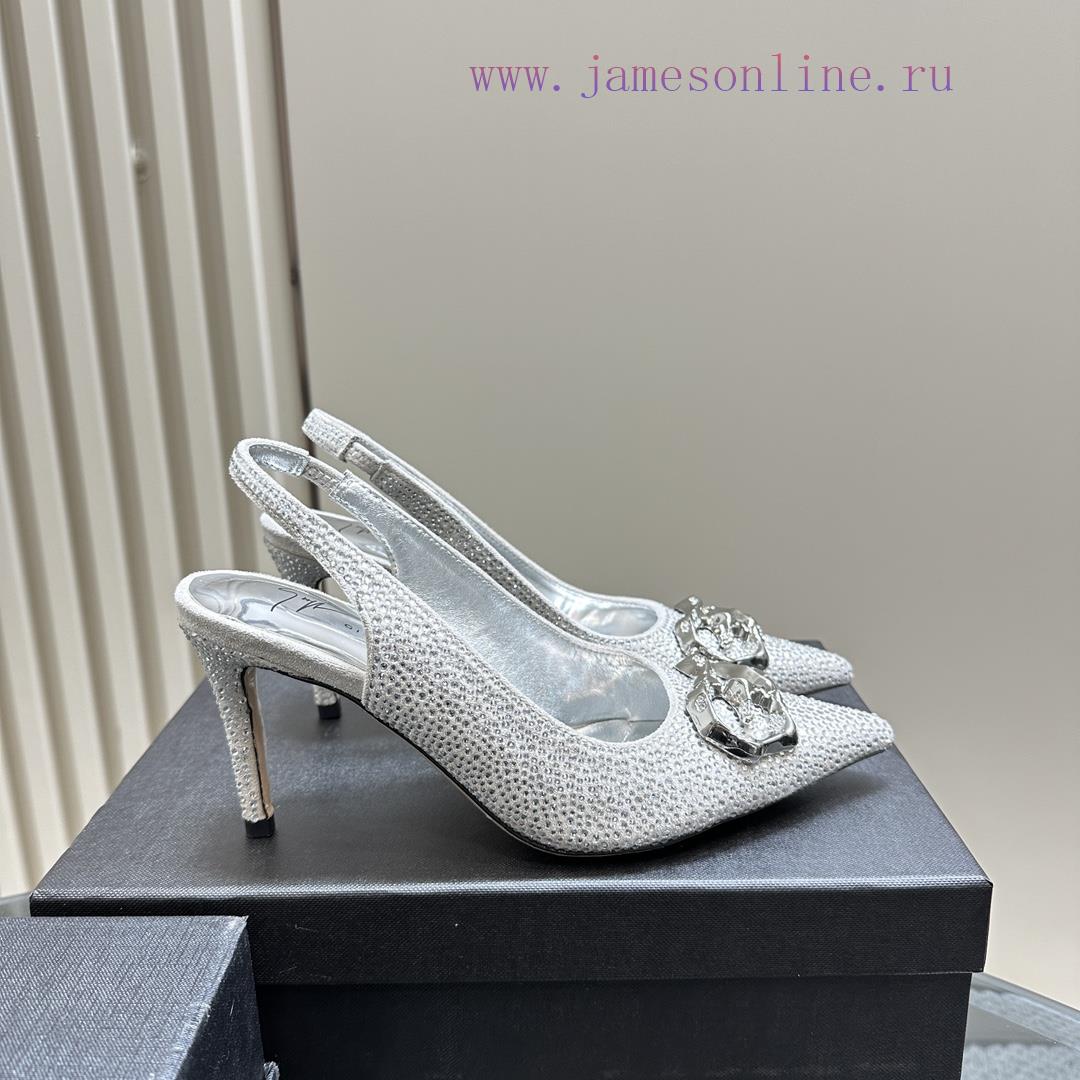 Giuseppe ZanottiGZ 2024s New Rhinestone High HeelsThe Rhinestone Heel Wraps Around Yangjing And dicqu59k - Image 6