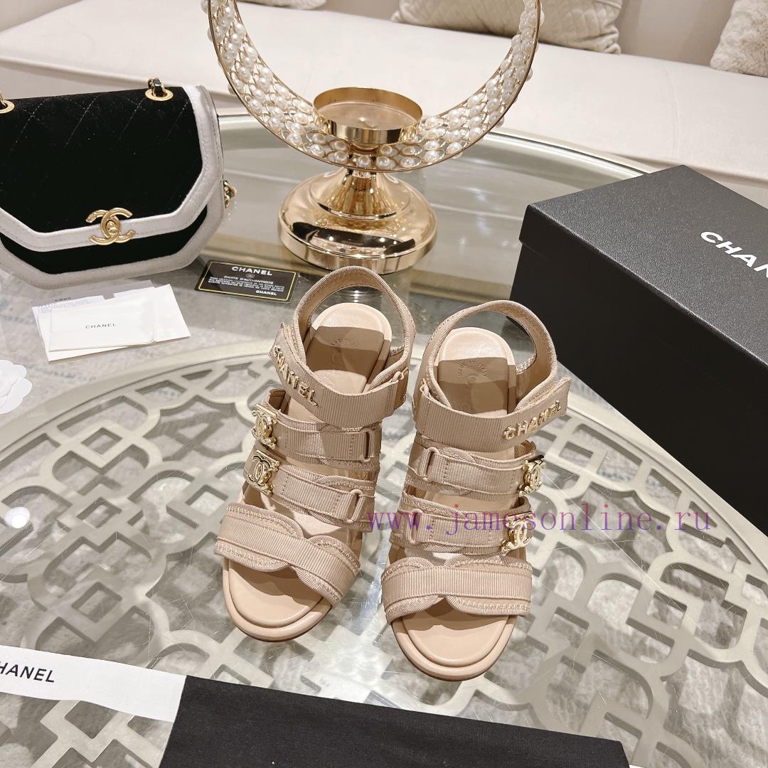 Chanel Chain Cloth Head Coarse Custom Shoes/Sandals Are A Divine Shoe Full Of Chanel Atmosphere mvmrrrmn