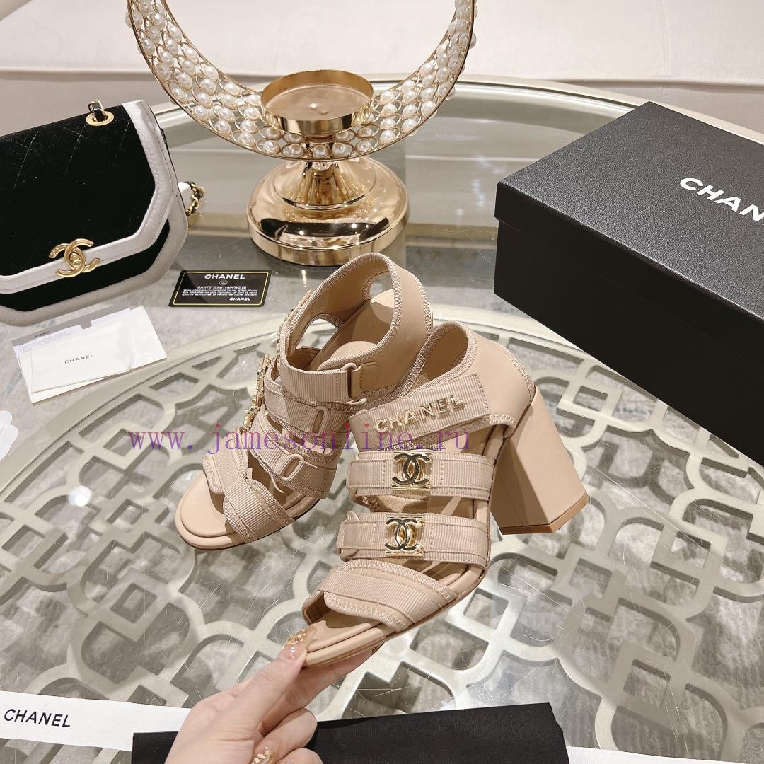 Chanel Chain Cloth Head Coarse Custom Shoes/Sandals Are A Divine Shoe Full Of Chanel Atmosphere mvmrrrmn - Image 4