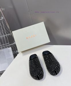 Marni's Classic Diamond Studded Bingbing Slippers Are Perfect For Spring And Summer. The Color ggtf7z3x