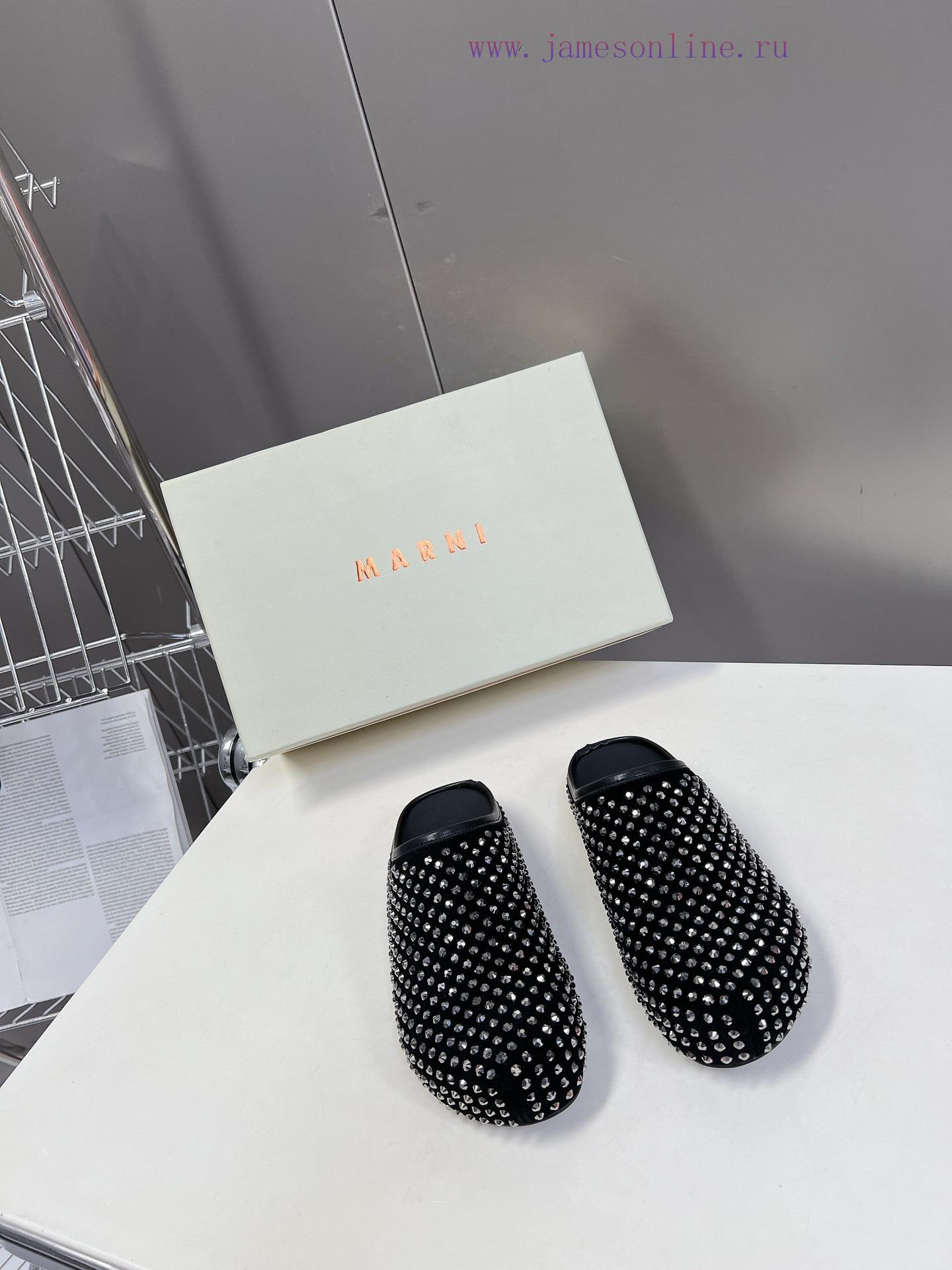 Marni's Classic Diamond Studded Bingbing Slippers Are Perfect For Spring And Summer. The Color ggtf7z3x - Image 2