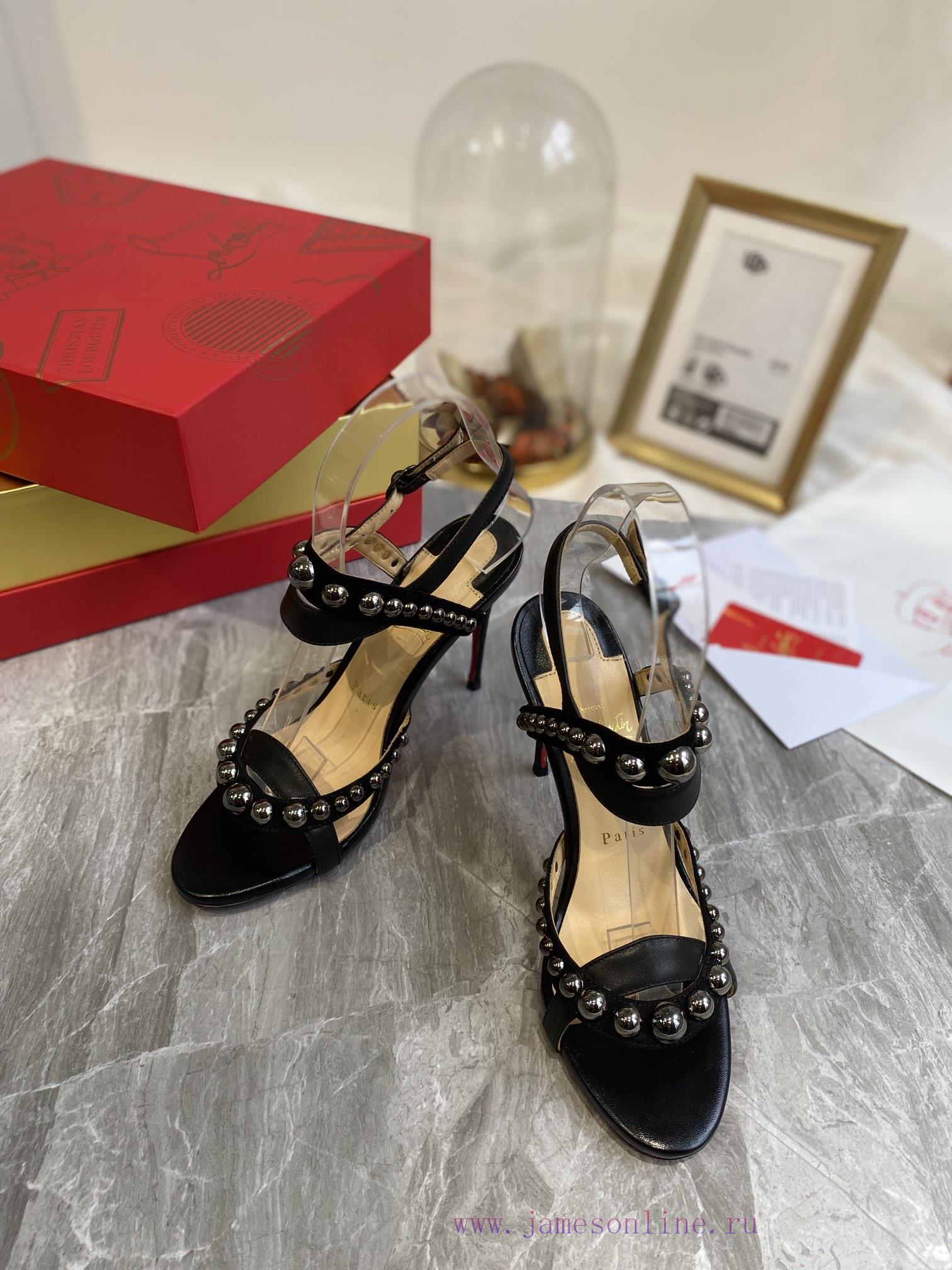 CL Red Soled Shoes Are The MostChristian Louboutin Classic Red Bottom With Two Bead Nails High 2o6svrm5 - Image 2