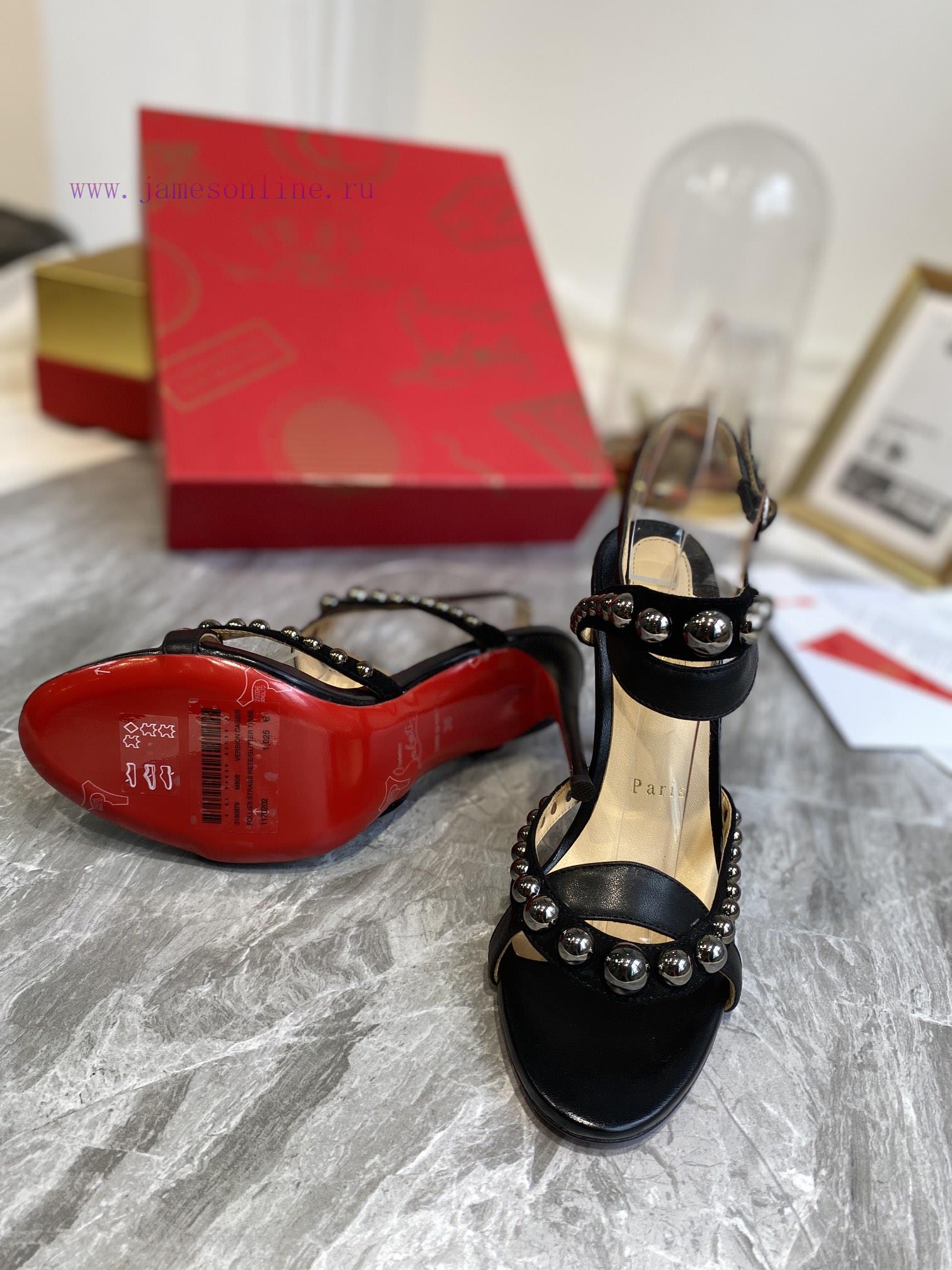 CL Red Soled Shoes Are The MostChristian Louboutin Classic Red Bottom With Two Bead Nails High 2o6svrm5 - Image 8