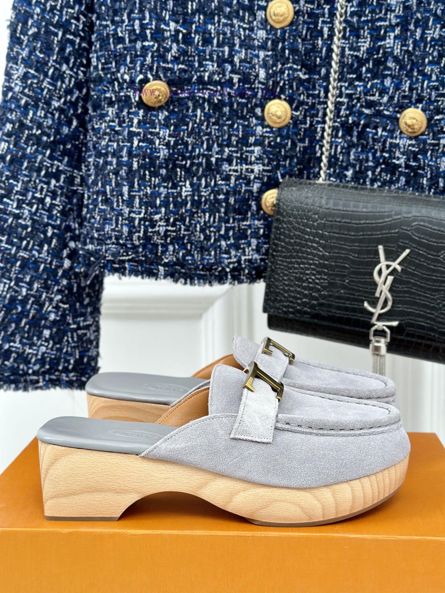 TOD's Classic Explosive Thick Bottom Metal BuckleHalf Drag SeriesOriginal Customized Calf Leath q4okczbg - Image 2