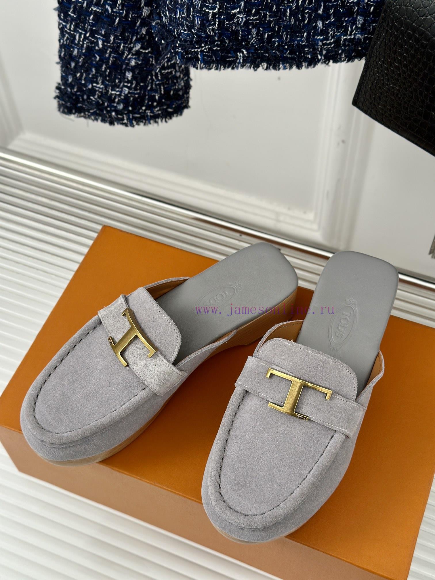 TOD's Classic Explosive Thick Bottom Metal BuckleHalf Drag SeriesOriginal Customized Calf Leath q4okczbg - Image 3