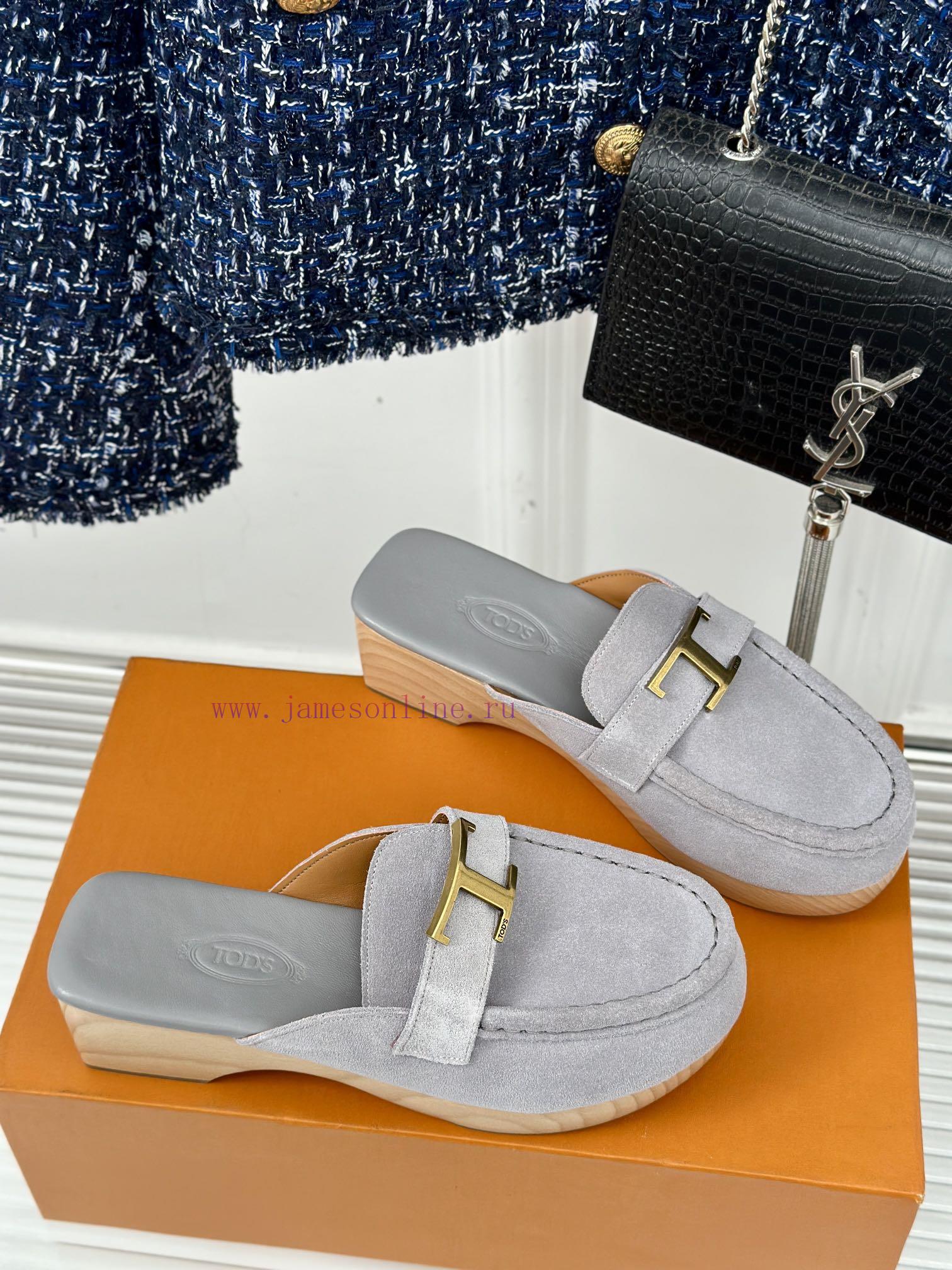 TOD's Classic Explosive Thick Bottom Metal BuckleHalf Drag SeriesOriginal Customized Calf Leath q4okczbg - Image 4