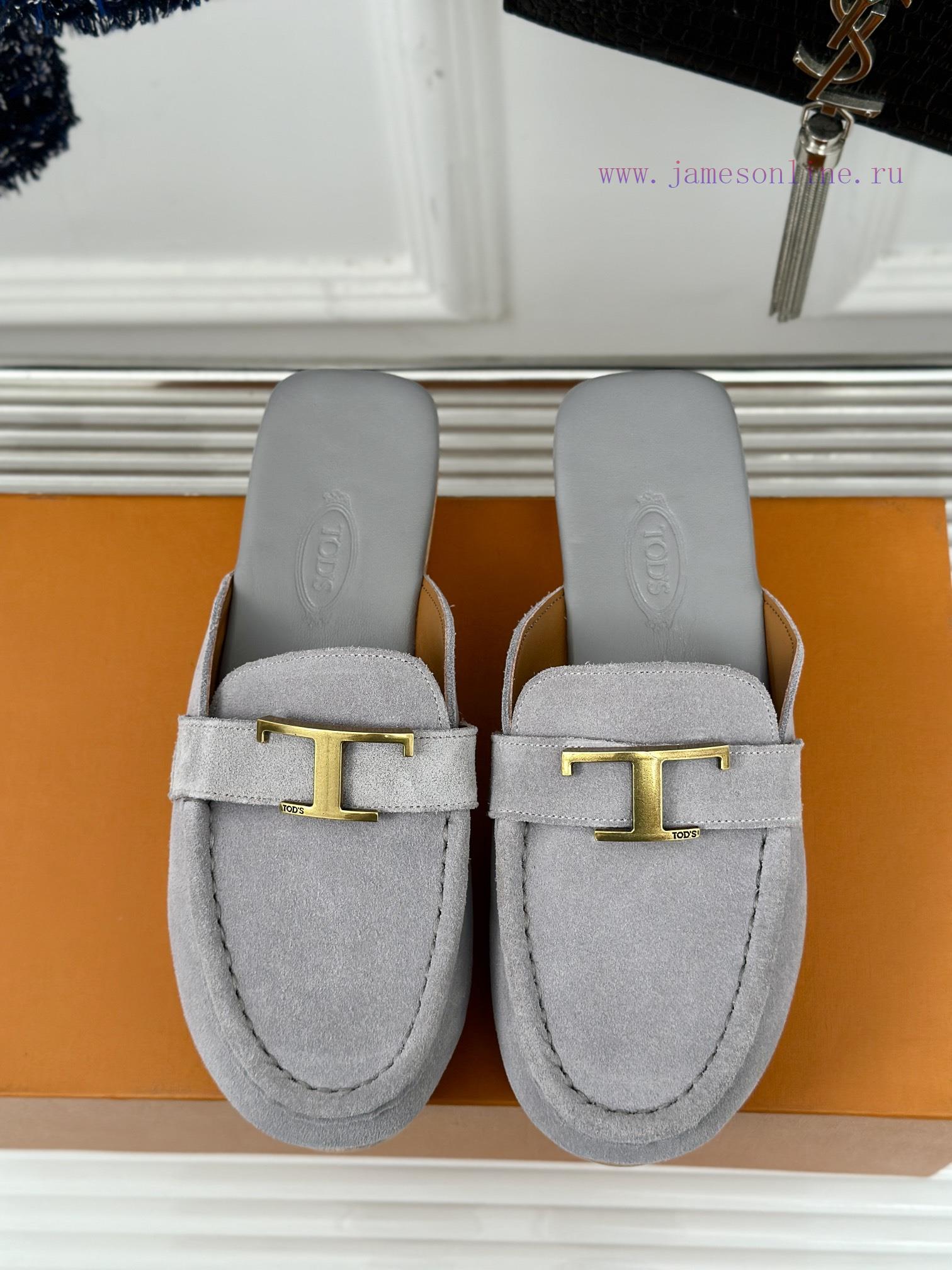 TOD's Classic Explosive Thick Bottom Metal BuckleHalf Drag SeriesOriginal Customized Calf Leath q4okczbg - Image 5
