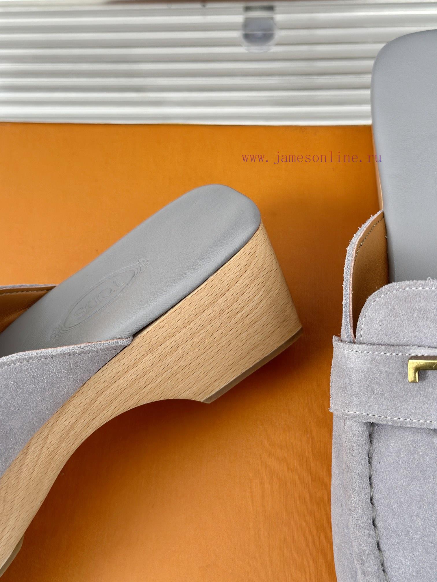 TOD's Classic Explosive Thick Bottom Metal BuckleHalf Drag SeriesOriginal Customized Calf Leath q4okczbg - Image 7