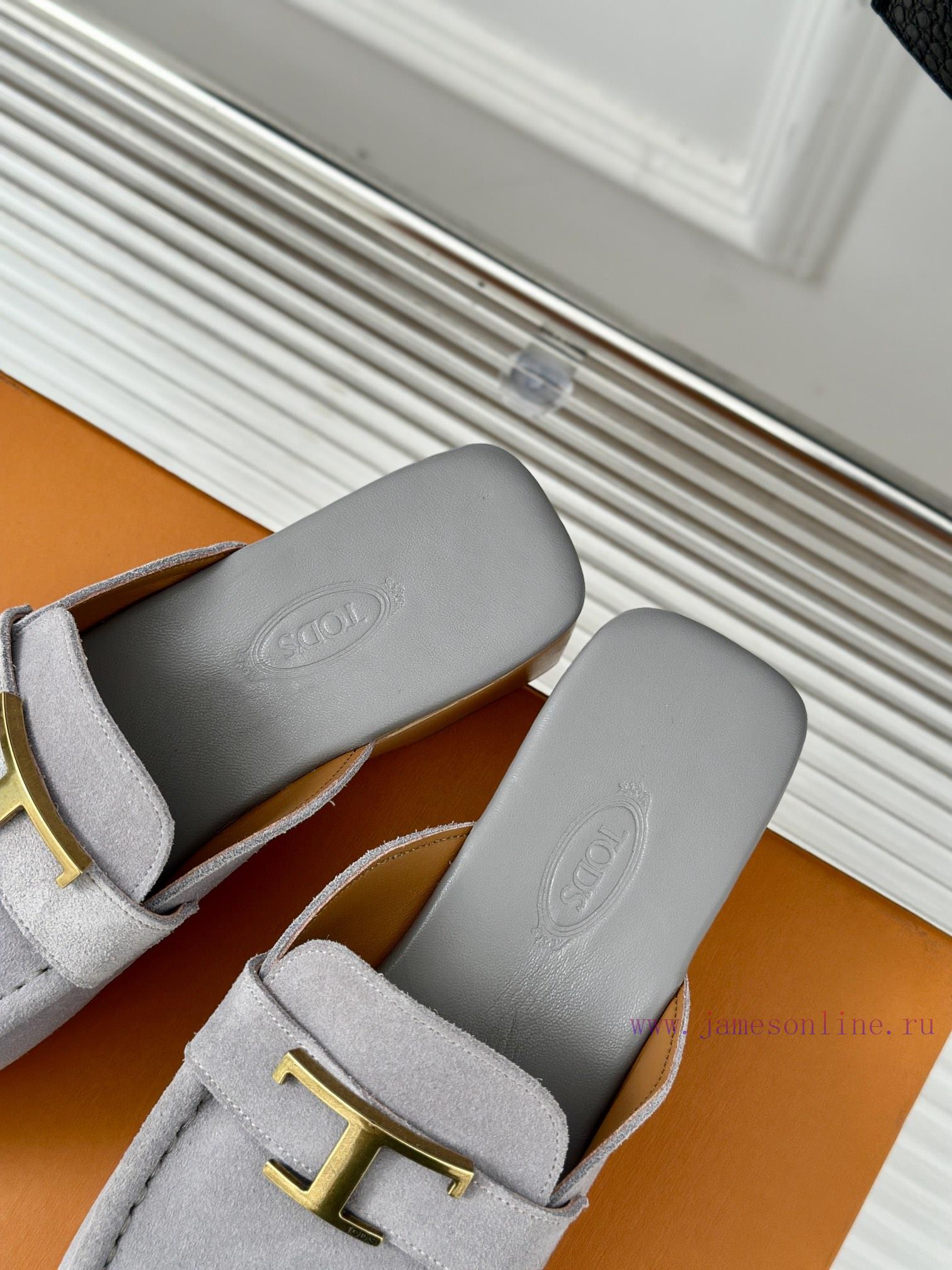 TOD's Classic Explosive Thick Bottom Metal BuckleHalf Drag SeriesOriginal Customized Calf Leath q4okczbg - Image 9