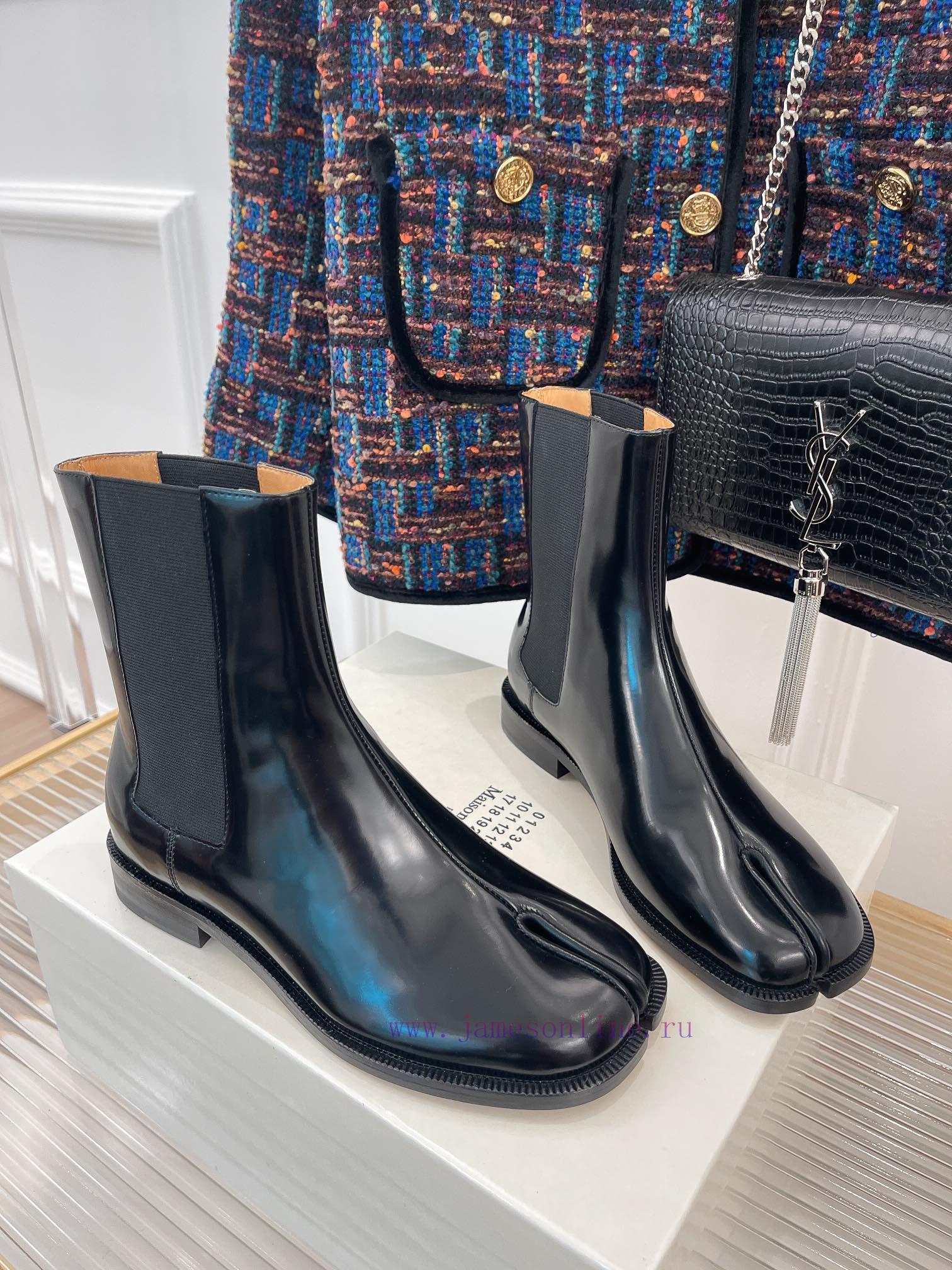 Maison Margiela | MM6 Chelsea Autumn/Winter Top Tabi Split Toe Boots___________________________ cgzamfdi - Image 6