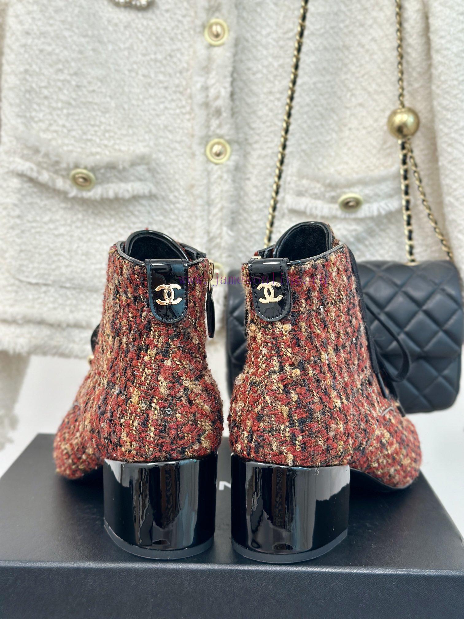 Chanel | Chanel 24B Autumn/Winter New Pointed Short BootsComes With A Sense Of Atmosphere And E 3ssg5g8r - Image 9