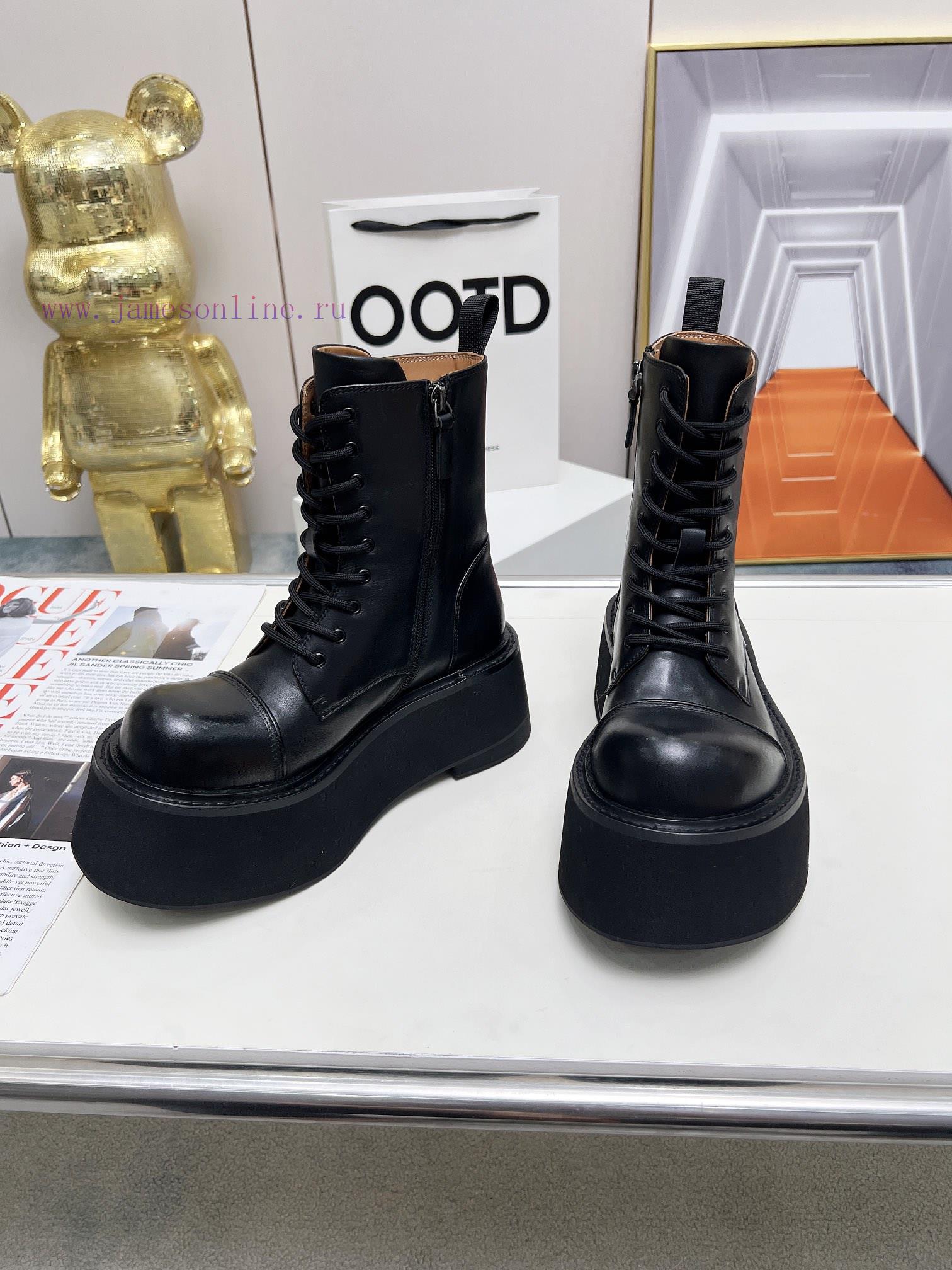 High QualityThe Brand New British Style Unisex Women's Boots With Their Elegant Design Excellen qkifeinv