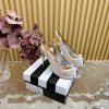 Aquazzura 2024 New Top Pineapple Women's Mesh Mesh Fish Mouth High Heel Sandals Original 1:1 Op ujaayl4x