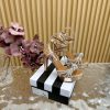 Aquazzura 2024 New Top Pineapple Women's Crystal Twisted Flower Water Platform Dragging High He b7jkd6rv