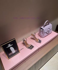 Amina Muaddi 2025 Spring/Summer New Collection Simple And Fashionable Strap SandalsPerfect Shoe 1chy0mb8