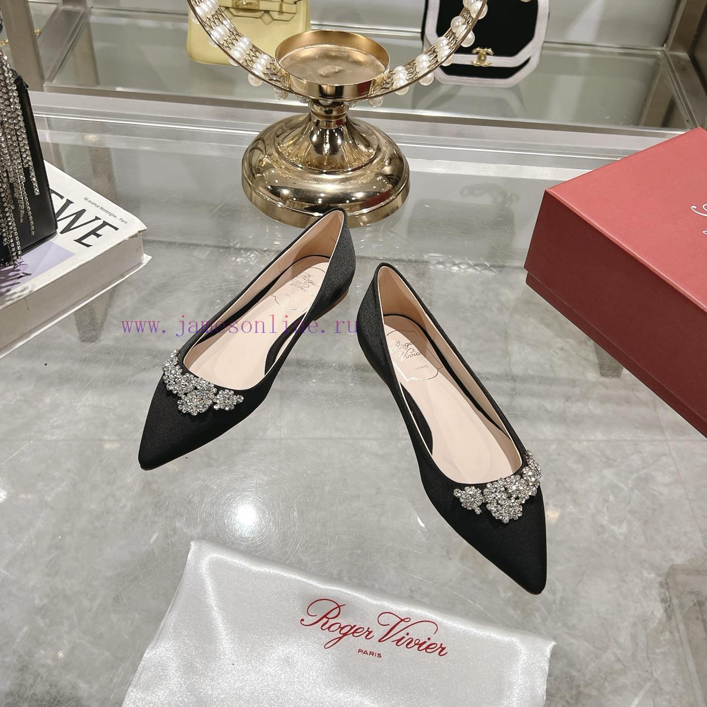 RV25 Spring/summer New Crystal Diamond Buckle Pointed Single ShoeOriginal Development Of Origin re3s3kqc - Image 3