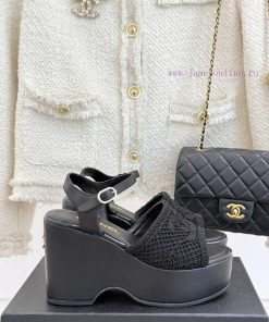 Chanel | Chanel 25P Spring/Summer New ProductsDouble C Hollow Thick Soled SandalsPersonalized F zkdcycrm