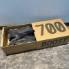The Top Of The Line Adidas Originals Yeezy Boost 700 Black Rubber "Utility Black" Shoe Features p2x3rzl7