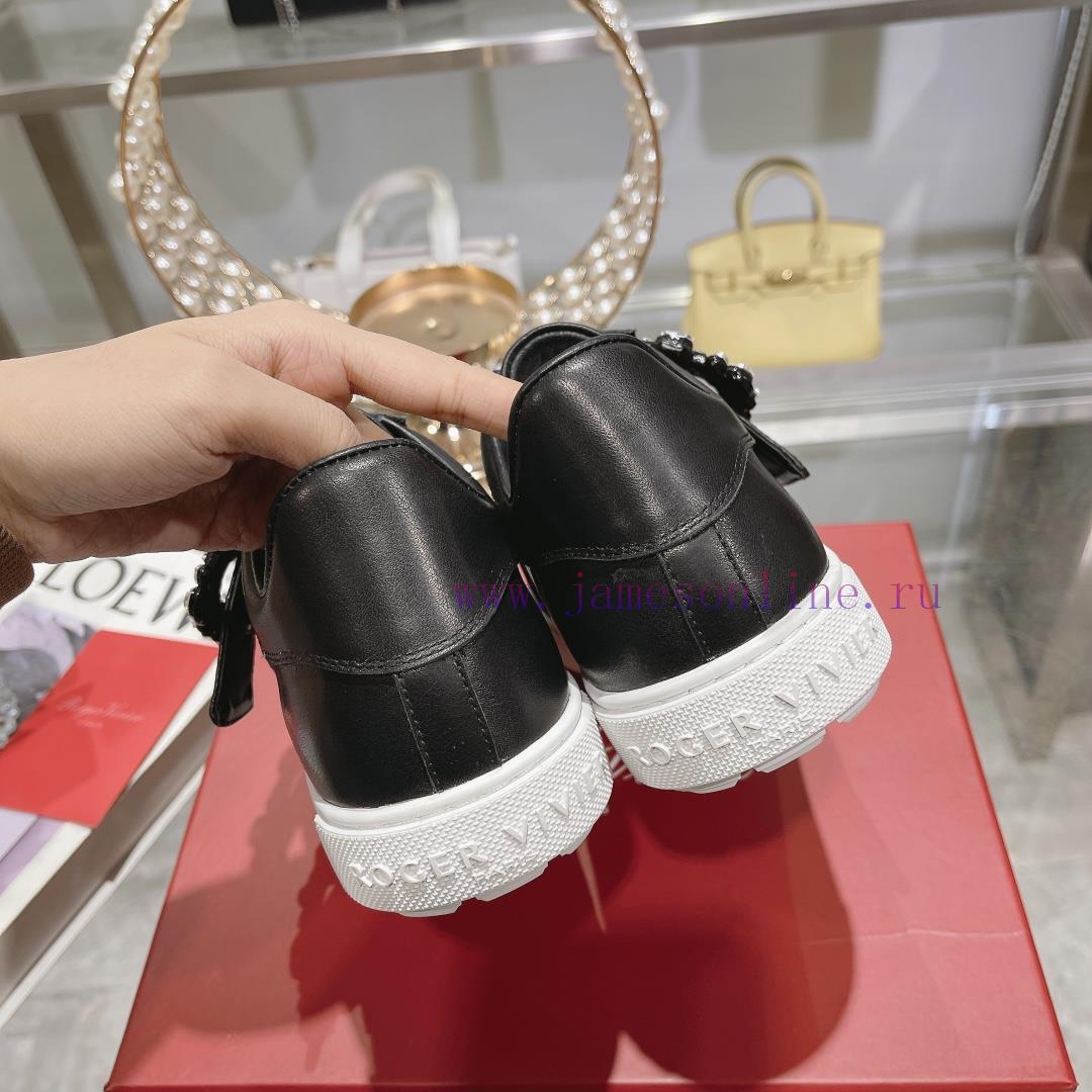 24 New Styles Of Zhou Dongyu~Tang Yan~Linda's Dream Shoes RV Square Button White Shoes Light Sp 40jycui1 - Image 8