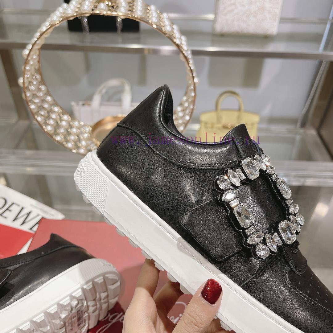 24 New Styles Of Zhou Dongyu~Tang Yan~Linda's Dream Shoes RV Square Button White Shoes Light Sp 40jycui1 - Image 9