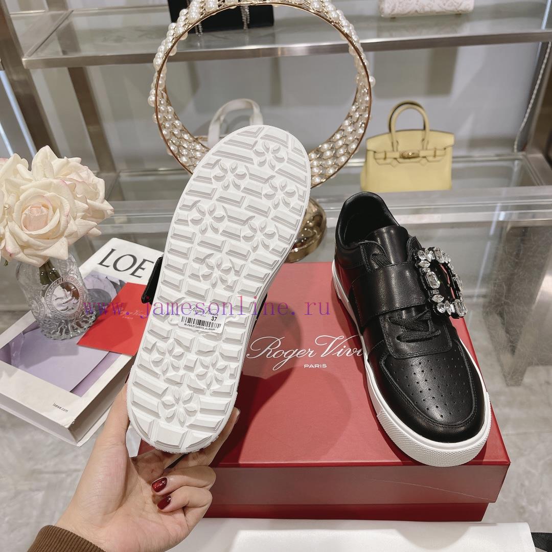 24 New Styles Of Zhou Dongyu~Tang Yan~Linda's Dream Shoes RV Square Button White Shoes Light Sp 40jycui1 - Image 10