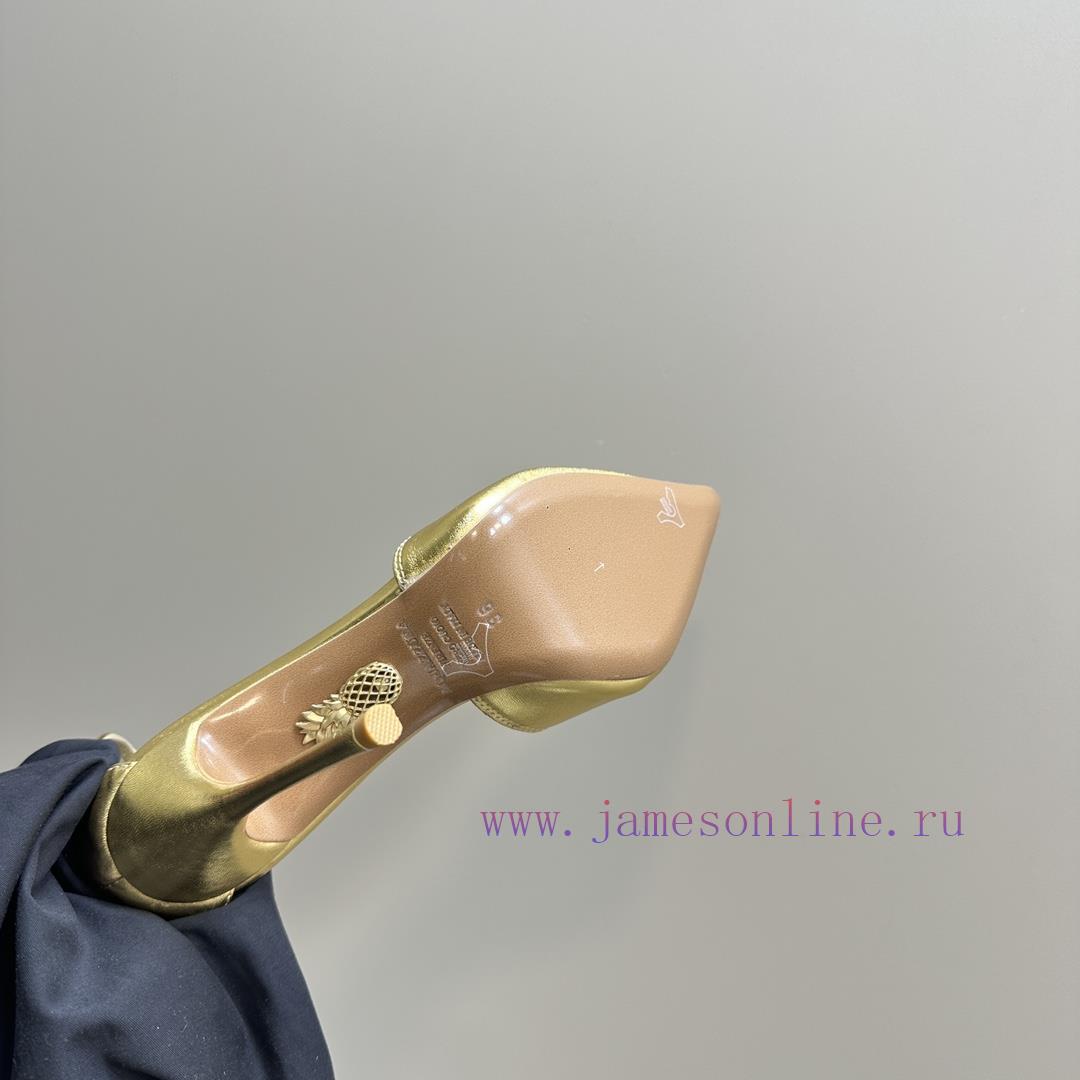 AQUAZZURA 24 Spring/Summer New Collection AsCrystal High Heels With Adjustable Ankle Strap And 2g53a324 - Image 10