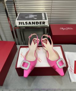 Top TierRV Pointed Rhinestone Silk Single ShoeAll The Craftsmanship Is Used To Create A Perfect ti73j60c