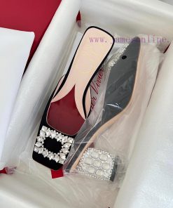 𝑹𝒐𝒈𝒆𝒓𝑽𝒊𝒗 * 𝒆𝒓 New Jewel Heel Sparkling Diamond Inlaid High Heel Half Drag | Top Purchasing Leve 7ybxczeo