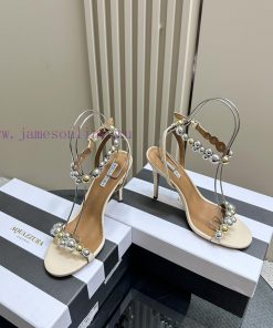 AQUAZZURA Golden Pineapple 2024 𝐒𝐒𝐧𝐞𝐰 Spring/Summer New Flat Shoes Aquazzura/Pineapple Italian cq7o8brk