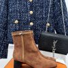 Hermes Classic Autumn/WinterKelly's Chunky Ankle BootsGo MaterialThe Shoe Upper Is Made Of Orig 3qtmhqhl