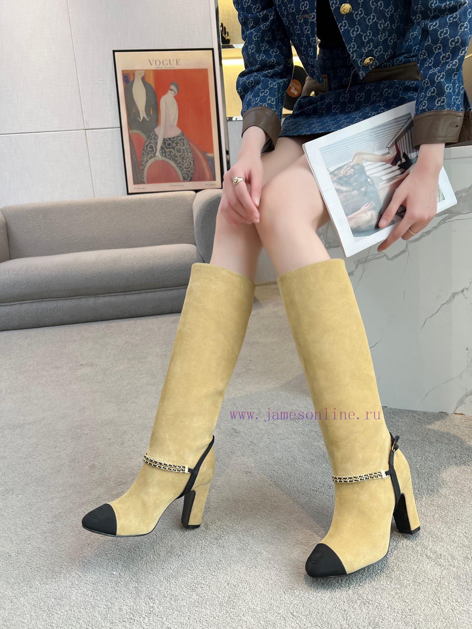 Chanel 2023CHANEL Official Website Synchronous Side Zipper Boots Purchasing Level Quality Origi hkxok1wk - Image 9