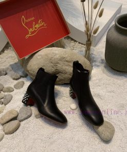Dai * Level*(calf Leather)▶ ︎ ▶ ︎ ▶ ︎ ▶ Customized Chelsea Ankle Boots With Square Heel Rivets rlr7knr9