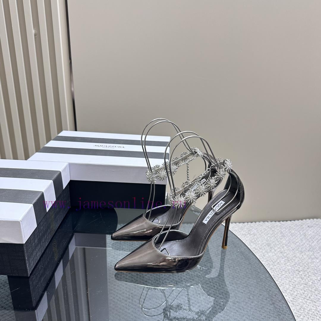 The MostAQUAZURA Big Pineapple Water Diamond Decorative High Heels2023 Spring/Summer Water Diam 1svhhza8 - Image 2