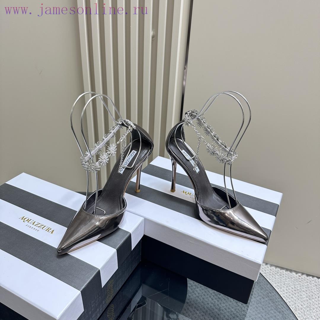 The MostAQUAZURA Big Pineapple Water Diamond Decorative High Heels2023 Spring/Summer Water Diam 1svhhza8 - Image 4