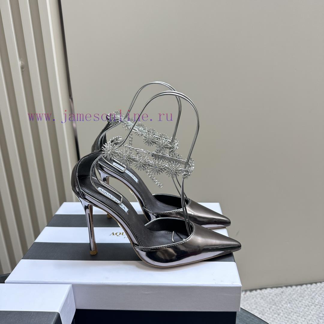 The MostAQUAZURA Big Pineapple Water Diamond Decorative High Heels2023 Spring/Summer Water Diam 1svhhza8 - Image 6