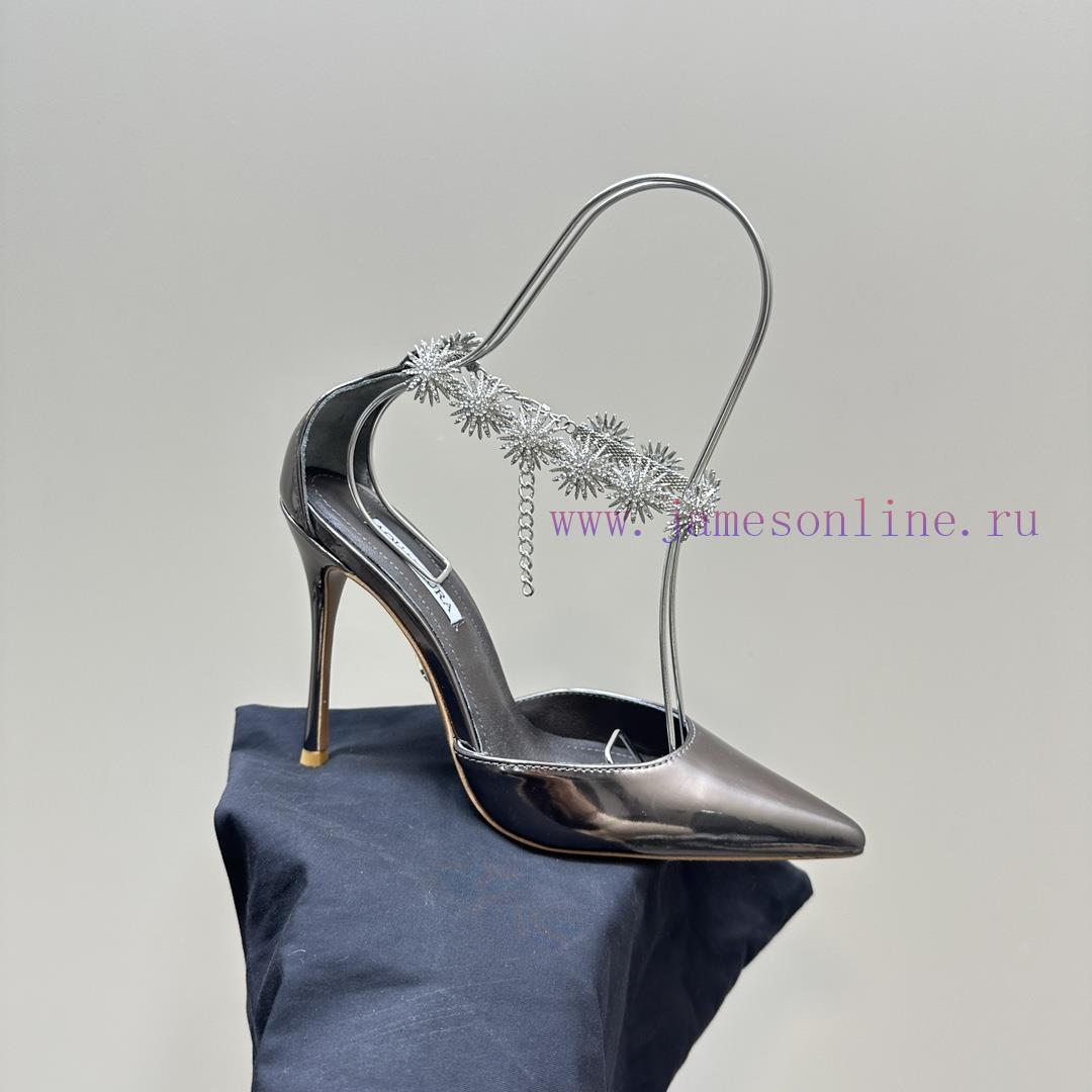 The MostAQUAZURA Big Pineapple Water Diamond Decorative High Heels2023 Spring/Summer Water Diam 1svhhza8 - Image 8