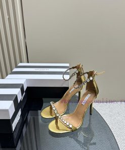 AQUAZZURA Golden Pineapple 2024 𝐒𝐒𝐧𝐞𝐰 Spring/Summer New Edition Aquazzura/Pineapple Beloved By ue0uu0rs