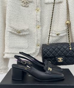Chanel | Chanel 24C New ProductDouble C Thick Heel Sandals SeriesThe Shoe Upper Is Made Of Impo k9org2to