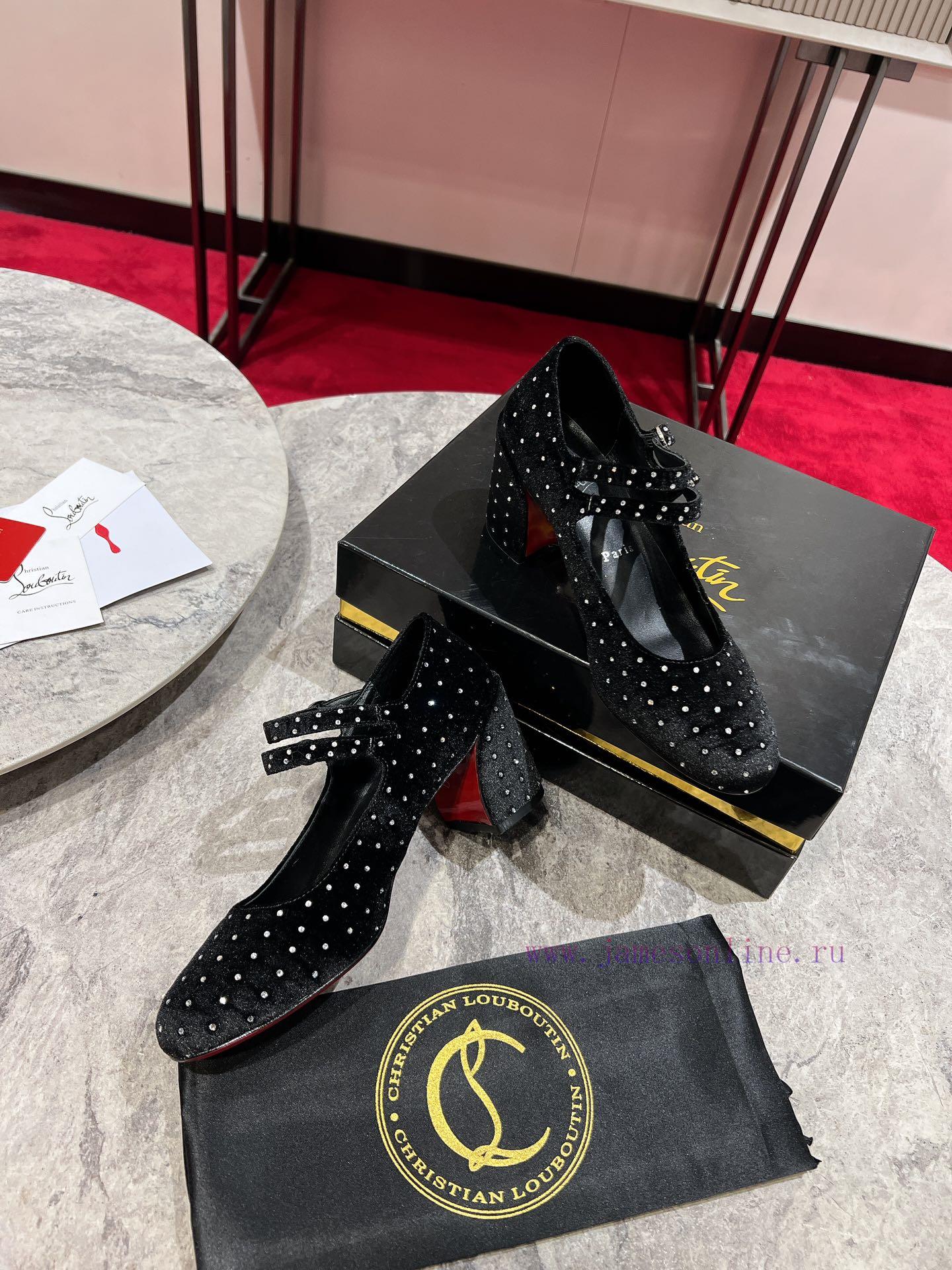 Mary Zhen Loose Diamond️French Retro Signature Item - Mary Jane Shoes Highlighting UniquenessTh dd1919ja - Image 3