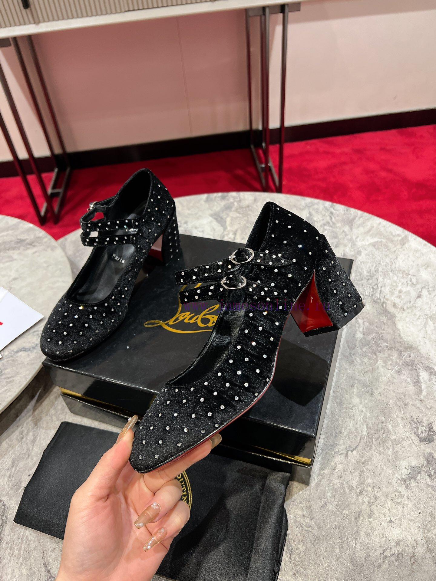 Mary Zhen Loose Diamond️French Retro Signature Item - Mary Jane Shoes Highlighting UniquenessTh dd1919ja - Image 4