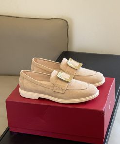 Uncle RV 24 Spring/Summer Le Fu Shoes New ProductA Very Old-fashioned Item Made Of Suede Materi bruqhw3s