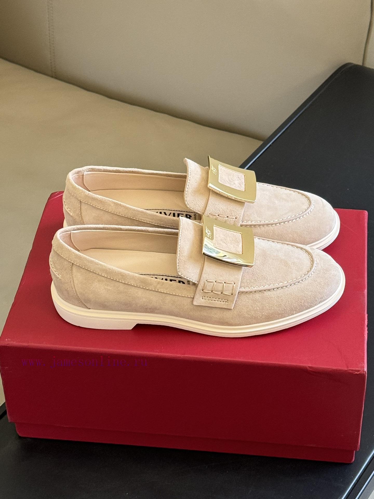 Uncle RV 24 Spring/Summer Le Fu Shoes New ProductA Very Old-fashioned Item Made Of Suede Materi bruqhw3s - Image 3