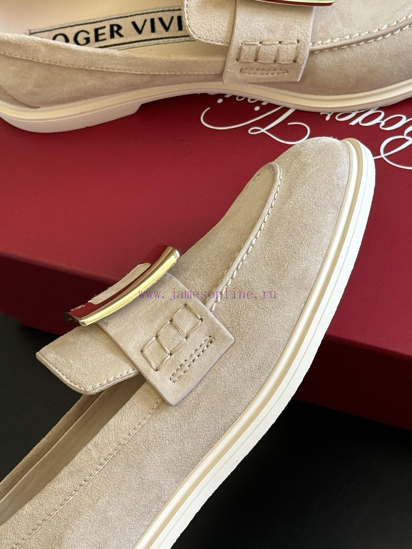 Uncle RV 24 Spring/Summer Le Fu Shoes New ProductA Very Old-fashioned Item Made Of Suede Materi bruqhw3s - Image 7