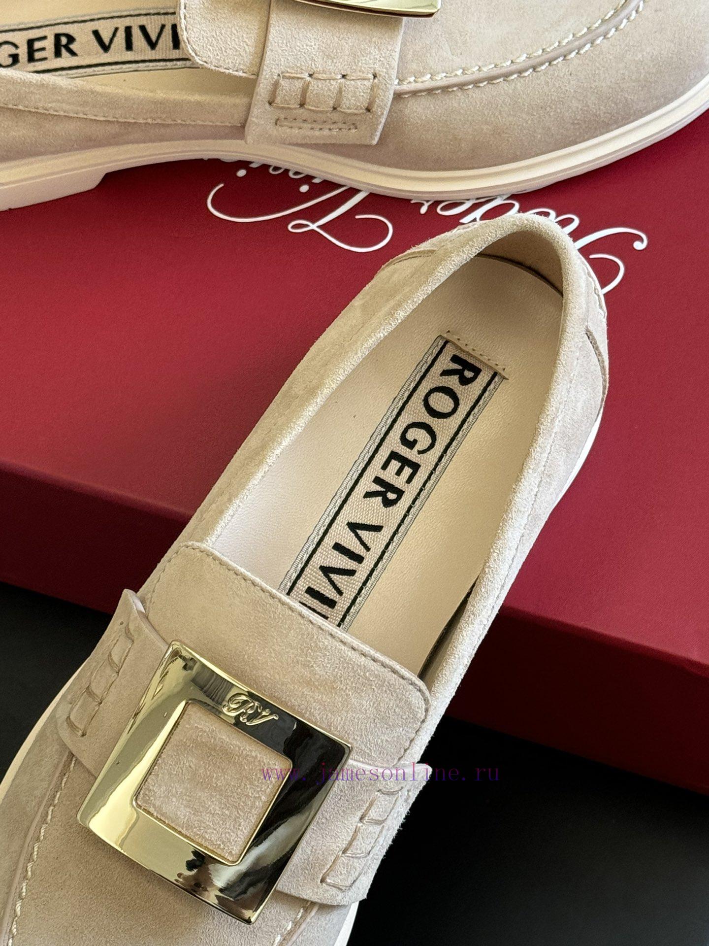 Uncle RV 24 Spring/Summer Le Fu Shoes New ProductA Very Old-fashioned Item Made Of Suede Materi bruqhw3s - Image 8