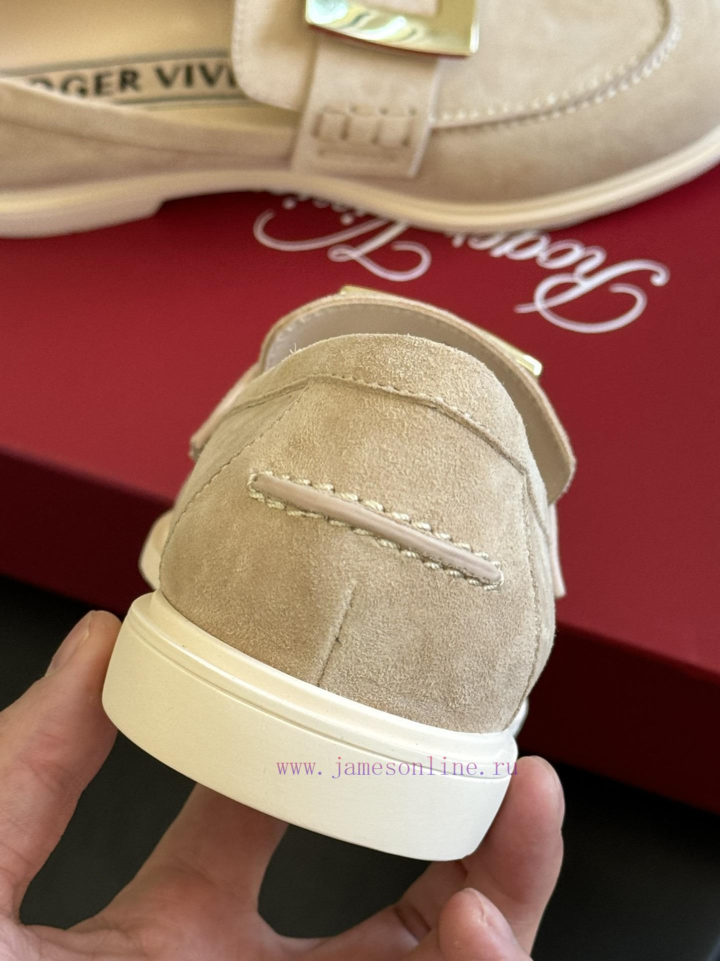 Uncle RV 24 Spring/Summer Le Fu Shoes New ProductA Very Old-fashioned Item Made Of Suede Materi bruqhw3s - Image 9