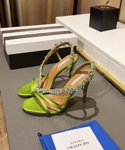 Aquazzura 2024This Is A Rhinestone Sandal With A Bohemian Charm Featuring A Free Spirited Sky E cz8ybjeo