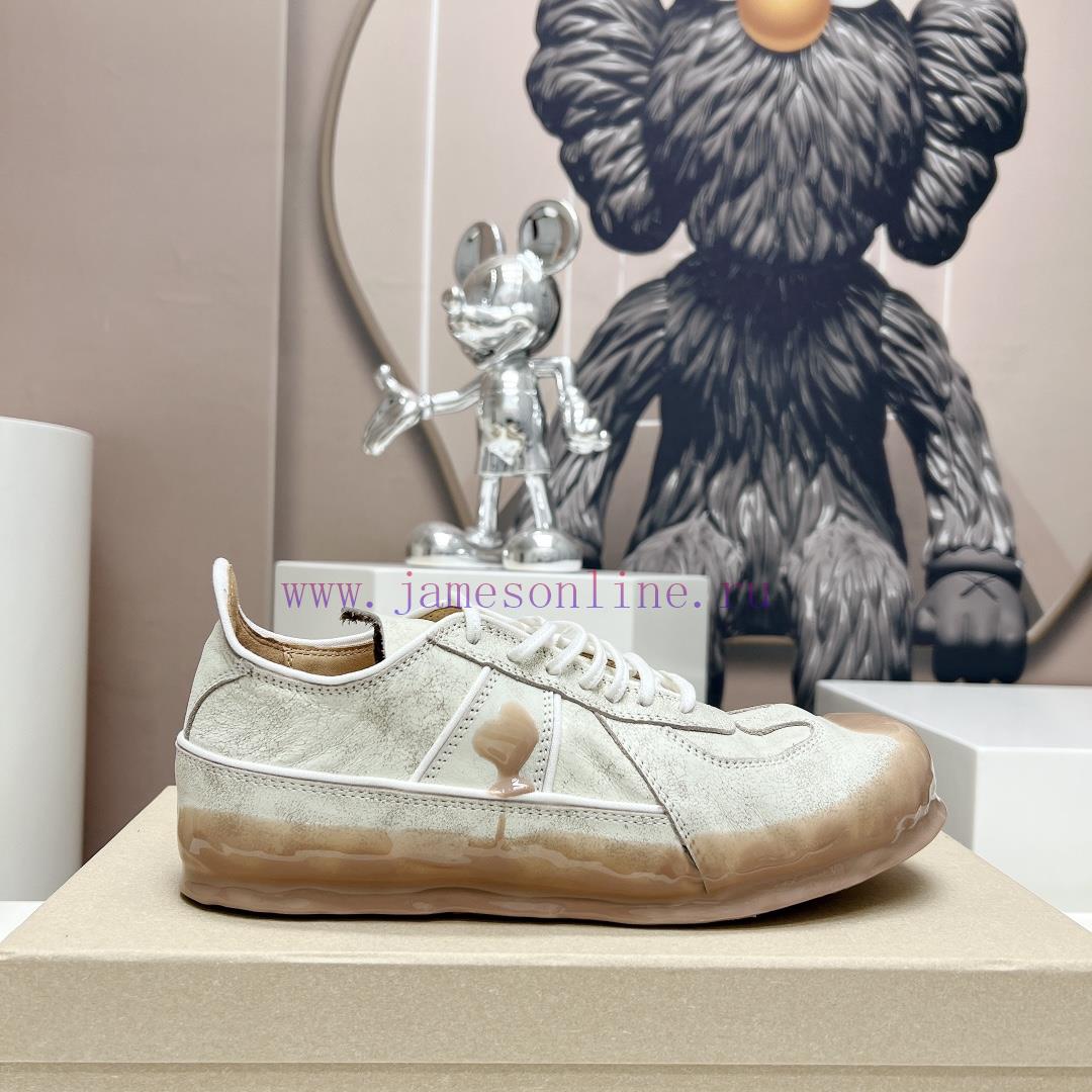 Leather Mask 'Top'LEMAIRE 24vs Spring Latest King Explosives SeriesRound Toe Lace Up German Tra tikl544x - Image 6