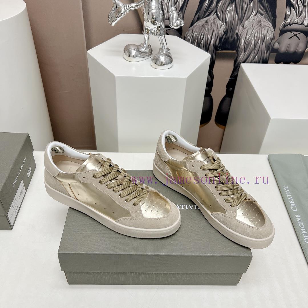 Top TierOFFICINE CREATIVE Italian Niche 2024 Latest Extreme Minimalist White ShoesSmall Round T b0r5nhu2 - Image 3