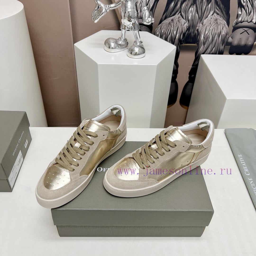 Top TierOFFICINE CREATIVE Italian Niche 2024 Latest Extreme Minimalist White ShoesSmall Round T b0r5nhu2 - Image 4