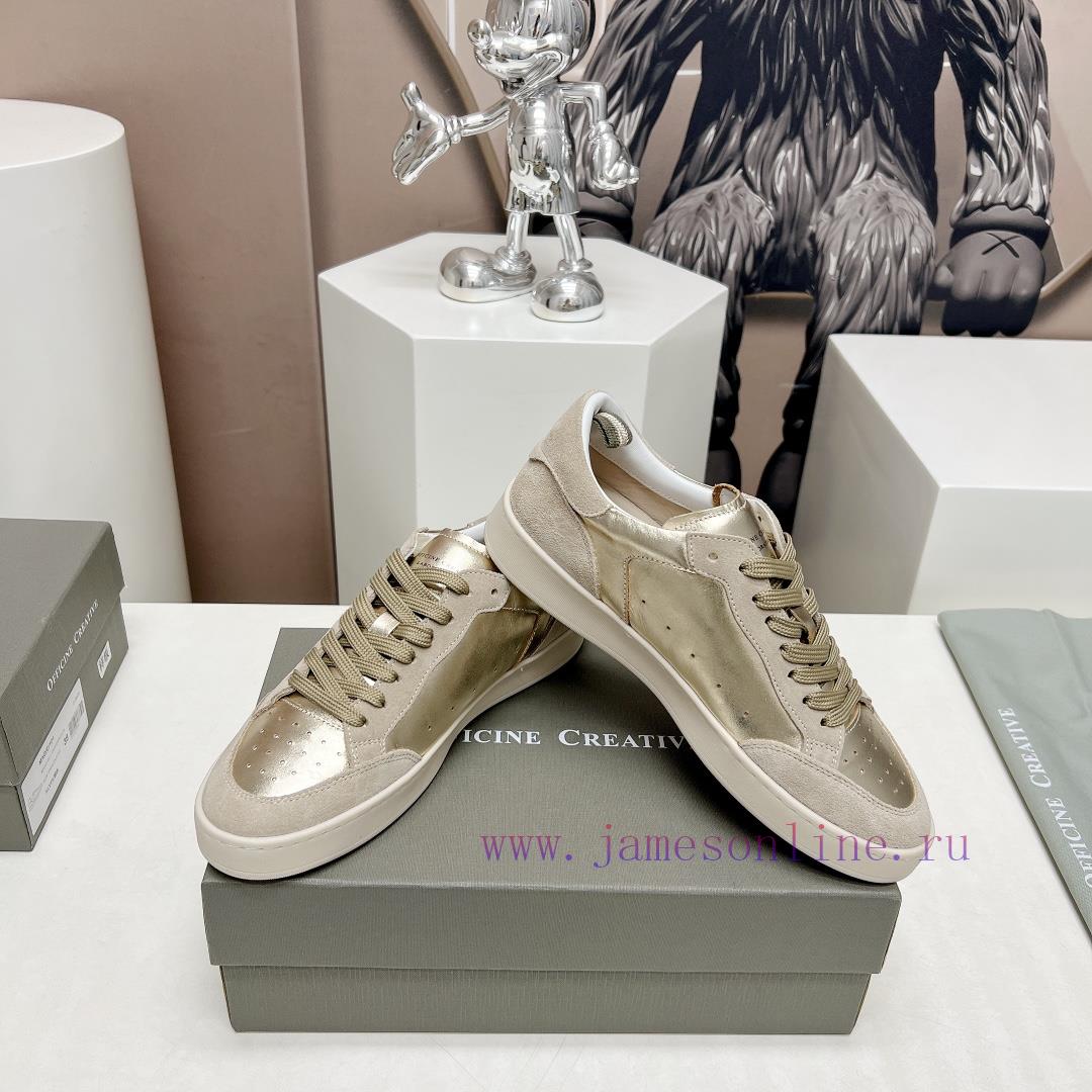 Top TierOFFICINE CREATIVE Italian Niche 2024 Latest Extreme Minimalist White ShoesSmall Round T b0r5nhu2 - Image 5